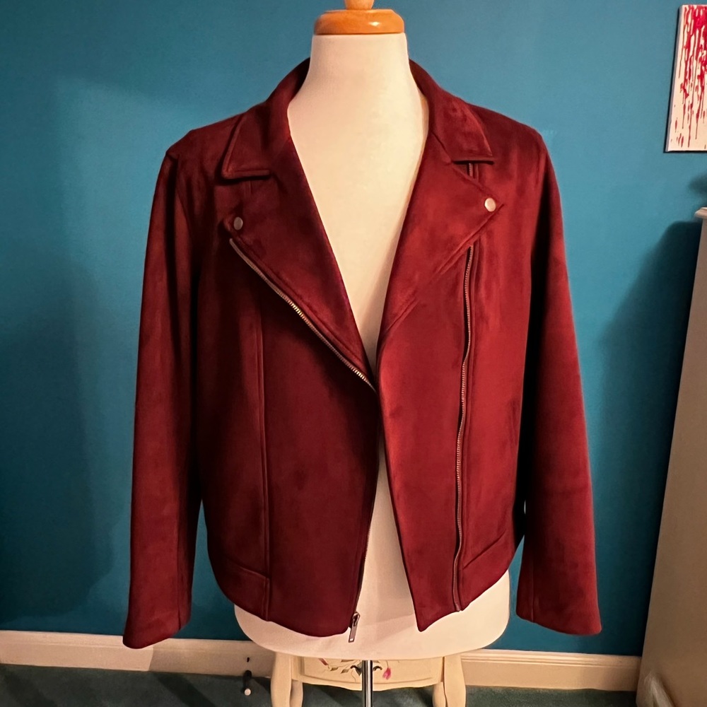 Suede Bomber Jacket
